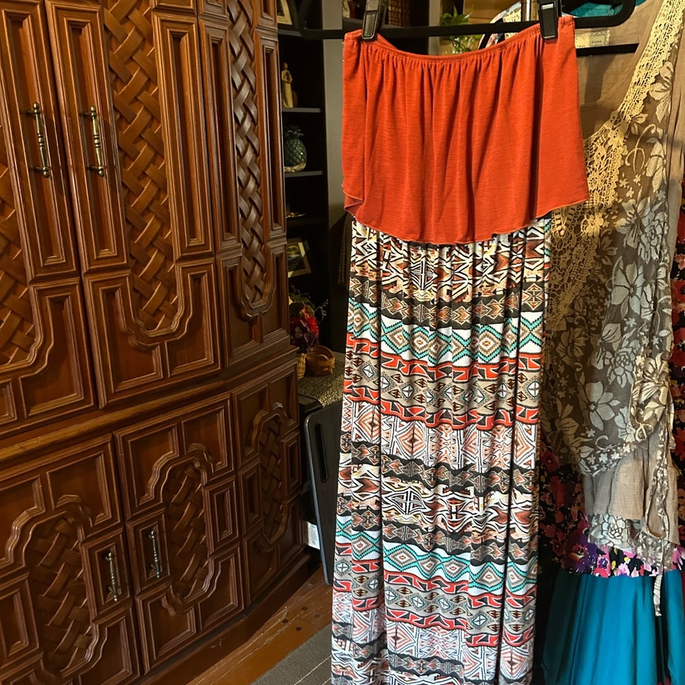 Strapless Maxi Dress